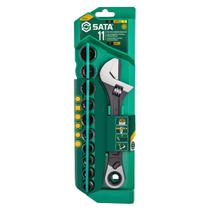 Jogo Soquetes Vortex X6 Chave Ajustável 11 Pçs ST09000 Sata