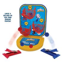 Jogo Spidey Ball/LANÇADOR/ELKA/JOGO/PLASTICO/AMARELO, azul, vermelho/alvo Jogo Spidey Ball/LANÇADOR/ELKA/JOGO/PLASTICO/AMARELO, azul, vermelho/alvo