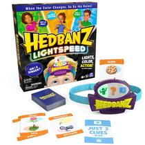 Jogo Spin Master Hedbanz Lightspeed com luzes e sons Jogo Spin Master Hedbanz Lightspeed com luzes e sons