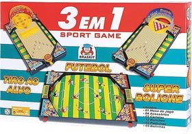 Jogo Sport Game 3 em 1 Braskit - 500A