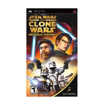 Jogo Star Wars The Clone Wars Republic Heroes Original Psp