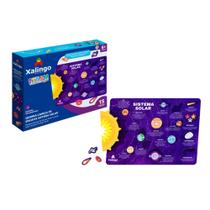 Jogo Steam Quebra-Cabeça Educativo Encaixe Sistema Solar 15 Pçs p/ Crianças +6 Anos Xalingo 17443