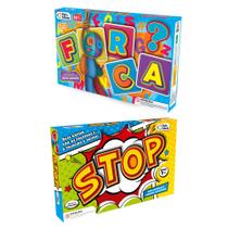 Jogo Stop com Roleta e Canetas + Forca - Pais e Filhos Jogo Stop com Roleta e Canetas + Forca - Pais e Filhos