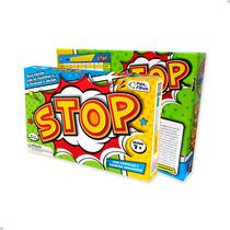 Jogo Stop Educativo Diversão para Toda Família Presente Brinquedo Jogos de Tabuleiro Infantil Adulto - Pais e Filhos Envio Imediato