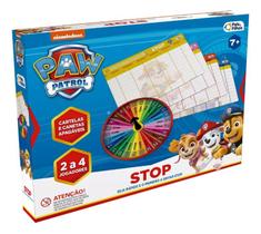 Jogo Stop Patrulha Canina Pais e Filhos