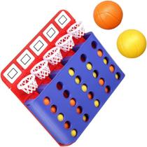 Jogo Super Basquete Brinquedo Basketball Duplo Bolinhas - Braskit