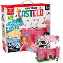 Jogo Super Bingo Castelo 3D Brinquedo Infantil - Brincadeira De Criança