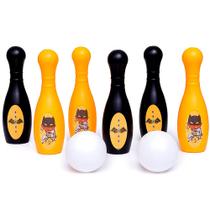 Jogo Super Boliche p/ Jogar em Família Toy Master Mask Morcego