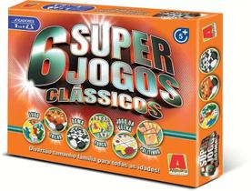 Jogo Super Diversão 6 Jogos Clássicos Algazarra