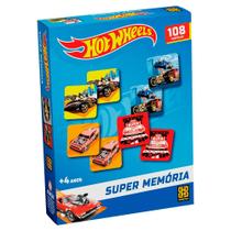 Jogo Super Memória Hot Wheels - Grow Jogo Super Memória Hot Wheels - Grow