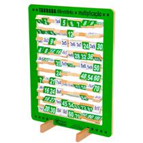 Jogo Tabuada Giratória de Multiplicação em MDF calculos