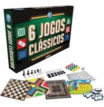 Jogo Tabuleiro 6 Em 1 Xadrez Dama Ludo Trilha Domino Forca Jogo Tabuleiro 6 Em 1 Xadrez Dama Ludo Trilha Domino Forca