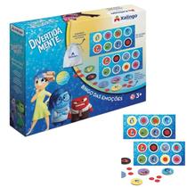 Jogo Tabuleiro Bingo Das Emoções Divertidamente 12 Cartelas