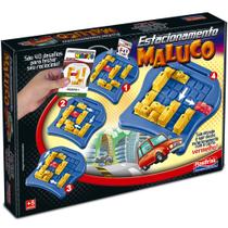 Jogo Tabuleiro Brinquedo Estacionamento Maluco Raciocínio 40 Desafios Carro Carrinho Plasbrink