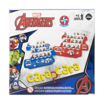 Jogo Tabuleiro Cara A Cara Avengers Vingadores Marvel Original Presente Brinquedo Criança