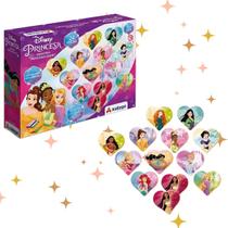 Jogo Tabuleiro Da Memoria E Quebra Cabeça Infantil Criança Disney Princesas - Xalingo