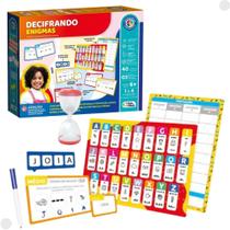 Jogo Tabuleiro Decifrando Enigmas Pedagógico 792406 - Pais & filhos