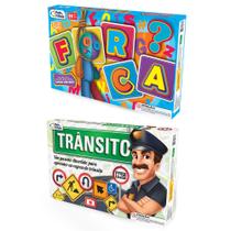 Jogo Tabuleiro Forca + Aprender Leis Regras de Transito - Pais e Filhos