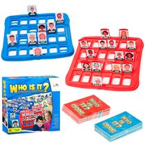 Jogo Tabuleiro Grande Infantil Divertido Who Is It Com Cartas De Adivinhar Para Toda Família