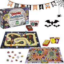 Jogo Tabuleiro Halloween Doces e Travessuras 2 a 4 Jogadores