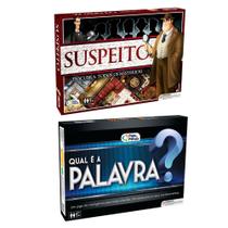 Jogo Tabuleiro Infantil Qual é a Palavra + Suspeito Parecido com Detetive - Pais e Filhos Jogo Tabuleiro Infantil Qual é a Palavra + Suspeito Parecido com Detetive - Pais e Filhos