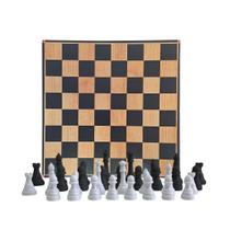 Jogo Tabuleiro Mesa Xadrez Educativo Interativo Madeira