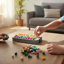 Jogo Tabuleiro Mini Quebrar codigo Senha Secreto Mastermind