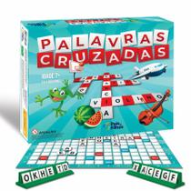 Jogo Tabuleiro Palavras Cruzadas 120 Peças - Pais E Filhos Jogo Tabuleiro Palavras Cruzadas 120 Peças - Pais E Filhos