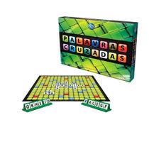 Jogo tabuleiro palavras cruzadas com cartelas pais e filhos Jogo tabuleiro palavras cruzadas com cartelas pais e filhos