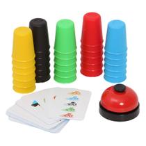Jogo Tabuleiro Speed Cups Colorido Educativo Infantil
