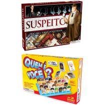 Jogo Tabuleiro Suspeito Parecido com Detetive + Quem é Você Parecido Cara a Cara - Pais e Filhos
