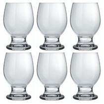 Jogo Taça Agua Suco Vinho Vidro Nadir Vidro 250ml - Kit 6 Un