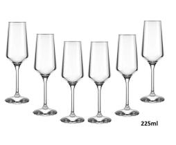 Jogo Taça Brunello Champanhe 225Ml Nadir Figueiredo 6Pçs