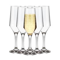 Jogo Taça Champanhe Espumante 186ml Buffet 6 Peças Nadir