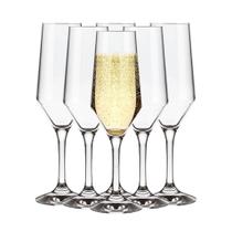 Jogo Taça Champanhe Espumante 186Ml Buffet 6 Peças Nadir