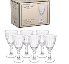 Jogo Taça De Vidro 275ml Elegante Luxo HAUSKRAFT PREMIUM