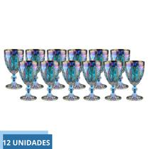 Jogo Taça Diamond /diamante Vidro Água Vinho 340ML 12 Unidad