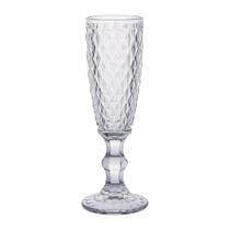 Jogo taca vidro champagne bico de abacaxi 6pcs x 170ml transparent