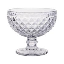 Jogo taca vidro sobremesa bico de abacaxi 6pcs x 300ml transparent