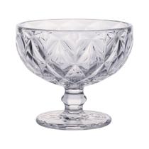 Jogo taca vidro sobremesa diamond 6pcs x 300ml transparente