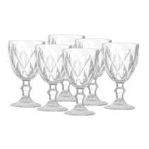 Jogo Taças 6 Peças Transparentes 340ml DIAMOND - Gamma