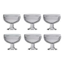 Jogo Taças de Sobremesa Palace Cristal - 6 Peças - Lhermitage