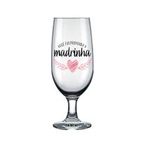 Jogo Taças de Vidro Nadir floripa 300ml Copo Multiuso Cerveja Chopp Vinho Kit 2 Peças