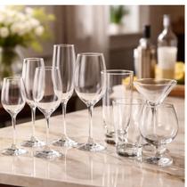 Jogo Taças e Copos Cristal Ecológico Gastro 60un Bohemia Jogo Taças e Copos Cristal Ecológico Gastro 60un Bohemia