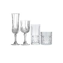 Jogo Taças e Copos Lapidadas 24un Lille