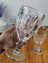 Jogo Taças Luxxor Vidro Cristal Diamante 6pcs 340ml Agua Vinho Suco Copo Jogo Taças Luxxor Vidro Cristal Diamante 6pcs 340ml Agua Vinho Suco Copo