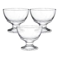 Jogo Taças Vidro Sobremesa 250Ml 3 Peças Casambiente Sovi024