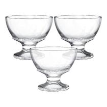 Jogo Taças Vidro Sobremesa 250Ml 3 Peças Casambiente Sovi024