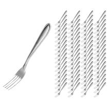 Jogo Talheres 72 Garfo Aço Inox Polido Bar Almoço Buffet Jogo Talheres 72 Garfo Aço Inox Polido Bar Almoço Buffet