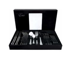 Jogo Talheres Faqueiro 24 Peças Inox Original Line Euro Pro